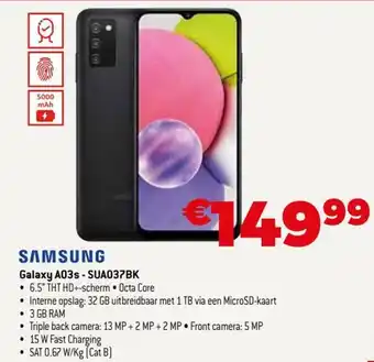 Selexion Samsung Galaxy A03s - SUA037BK aanbieding