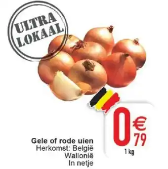 Cora Gele of rode uien 1kg aanbieding