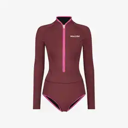Decathlon Premium shorty dames wetsuit voor Surfen Kiten Zwemmen Snorkelen in Yulex - Rood aanbieding