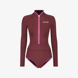 Decathlon Premium shorty dames wetsuit voor Surfen Kiten Zwemmen Snorkelen in Yulex - Rood aanbieding