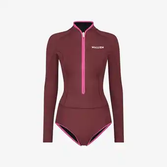 Decathlon Premium shorty dames wetsuit voor Surfen Kiten Zwemmen Snorkelen in Yulex - Rood aanbieding