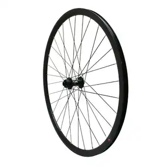 Decathlon Wiel gravel avant moyeu roulement cassette axe traversant jante rayons acier Vel aanbieding