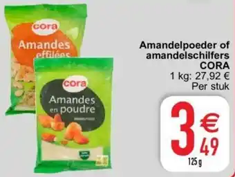 Amandelpoeder of amandelschilfers 125g