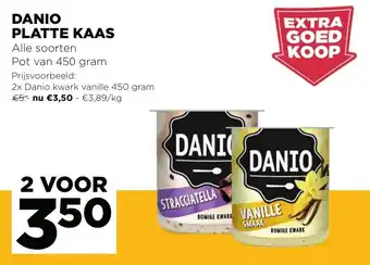 Jumbo Danio Platte kaas 450g aanbieding
