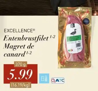 ALDI Entenbrustfilet Magret de canard 370g aanbieding