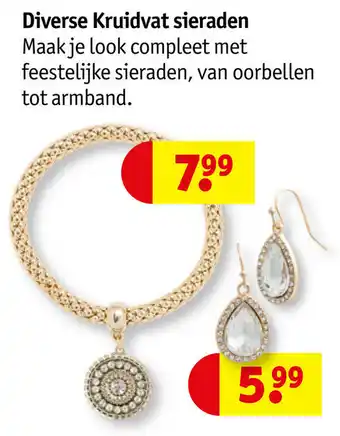 Kruidvat Diverse sieraden aanbieding