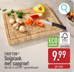 ALDI Crofton Snijplank met sapgroef aanbieding