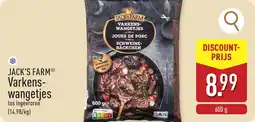 ALDI Jack's farm varkenswangetjes aanbieding