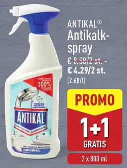 ALDI Antikal antikalkspray aanbieding