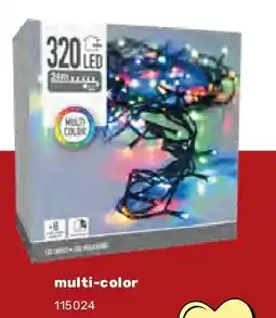 Happyland Verlichting met 320 LED multi-color aanbieding