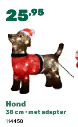 Happyland Hond 38 cm • met adaptar aanbieding