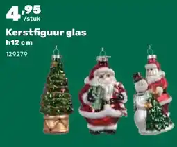 Happyland Kerstfiguur glas h12 cm aanbieding