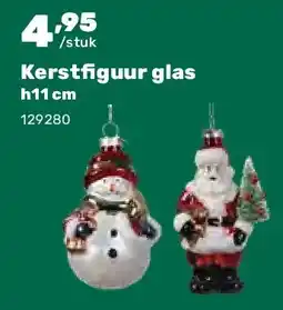 Happyland Kerstfiguur glas h11 cm aanbieding