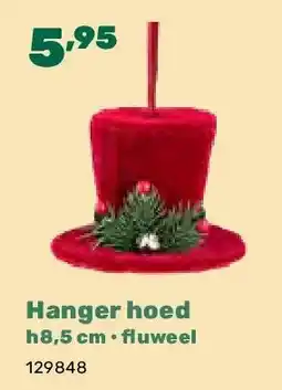 Happyland Hanger hoed h8,5 cm • fluweel aanbieding