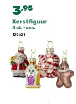 Happyland Kerstfiguur 4 st. • ass aanbieding