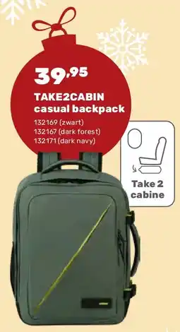 Happyland TAKE2CABIN casual backpack aanbieding
