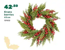 Happyland Krans berries 43 cm aanbieding