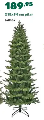 Happyland Kerstboom Sherwood 215x94 cm pilar aanbieding