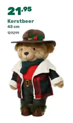 Happyland Kerstbeer 45 cm aanbieding