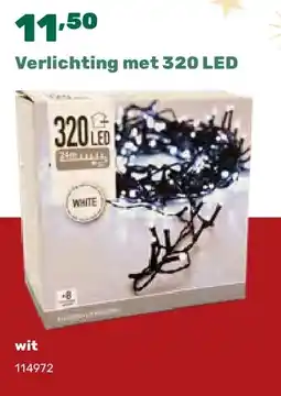 Happyland Verlichting met 320 LED wit aanbieding
