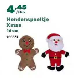 Happyland Hondenspeeltje Xmas 16 cm aanbieding