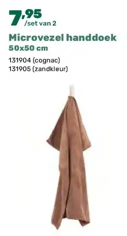 Happyland Microvezel handdoek 50x50 cm aanbieding