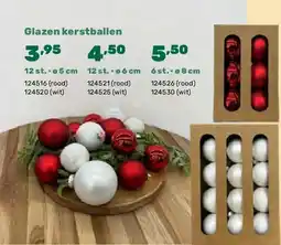Happyland Glazen kerstballen 6 st. • ø 8 cm aanbieding