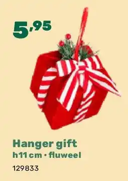 Happyland Hanger gift h11 cm • fluweel aanbieding