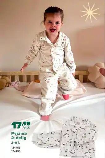 Happyland Pyjama 2-delig 2-8 j aanbieding