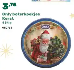 Happyland Only boterkoekjes Kerst 454 g aanbieding