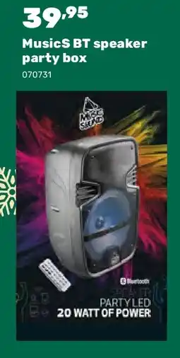 Happyland MusicS BT speaker party box aanbieding