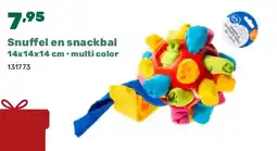 Happyland Snuffel en snackbal 14x14x14 cm • multi color aanbieding