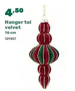 Happyland Hanger tol velvet 16 cm aanbieding