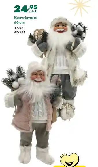 Happyland Kerstman 60 cm aanbieding