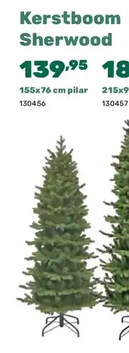 Happyland Kerstboom Sherwood 155x76 cm pilar aanbieding