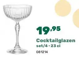 Happyland Cocktailglazen set/4 • 23 cl aanbieding