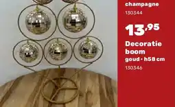 Happyland Decoratie boom goud • h58 cm aanbieding