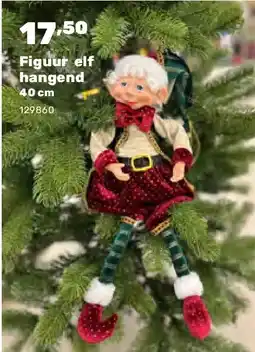 Happyland Figuur elf hangend 40 cm aanbieding