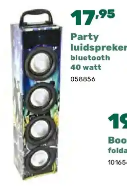 Happyland Party luidspreker bluetooth 40 watt aanbieding
