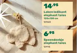 Happyland Laken ledikant elephant tales 120x150 cm aanbieding