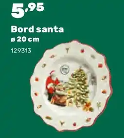 Happyland Bord santa ø 20 cm aanbieding