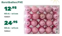 Happyland Kerstballen PVC 40 st. • ø 6 cm aanbieding