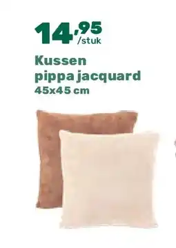Happyland Kussen pippa jacquard 45x45 cm aanbieding