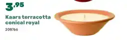 Happyland Kaars terracotta conical royal aanbieding