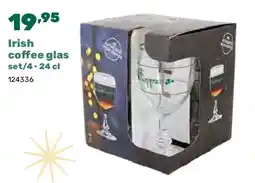 Happyland Irish coffee glas set/4 • 24 cl aanbieding