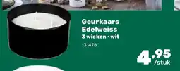 Happyland Geurkaars Edelweiss 3 wieken • wit aanbieding