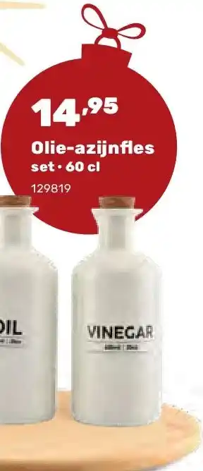Happyland Olie-azijnfles set • 60 cl aanbieding