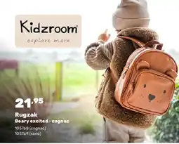 Happyland Rugzak Beary excited • cognac aanbieding