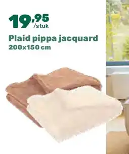 Happyland Plaid pippa jacquard 200x150 cm aanbieding