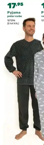 Happyland Pyjama polar cube aanbieding